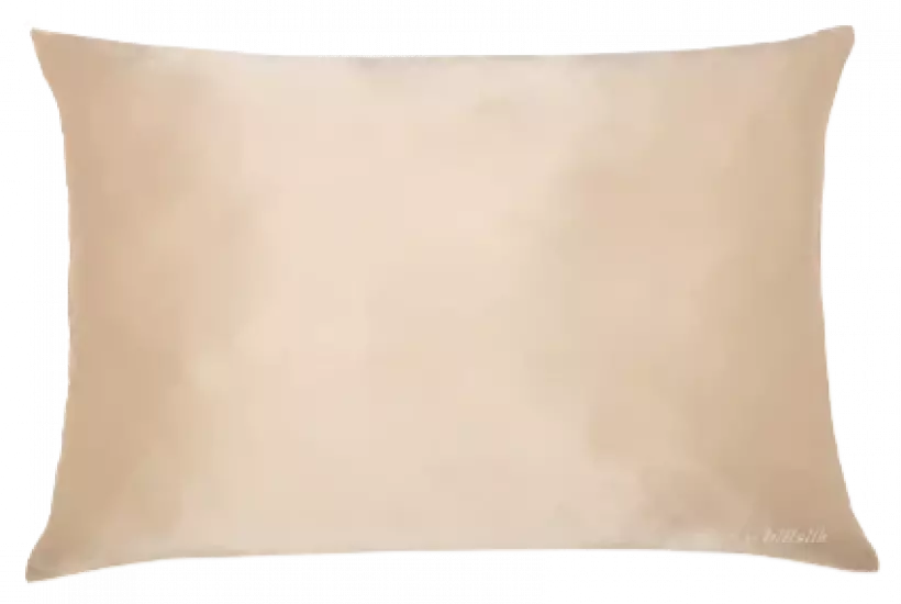 taie d'oreiller en soie/microfibre beige chillsilk